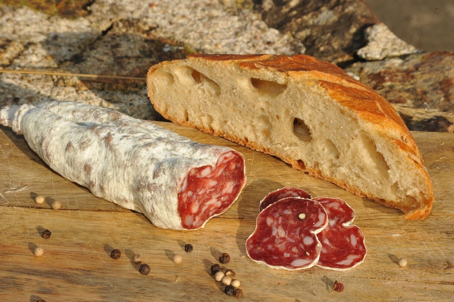 Saucisson aux noisettes